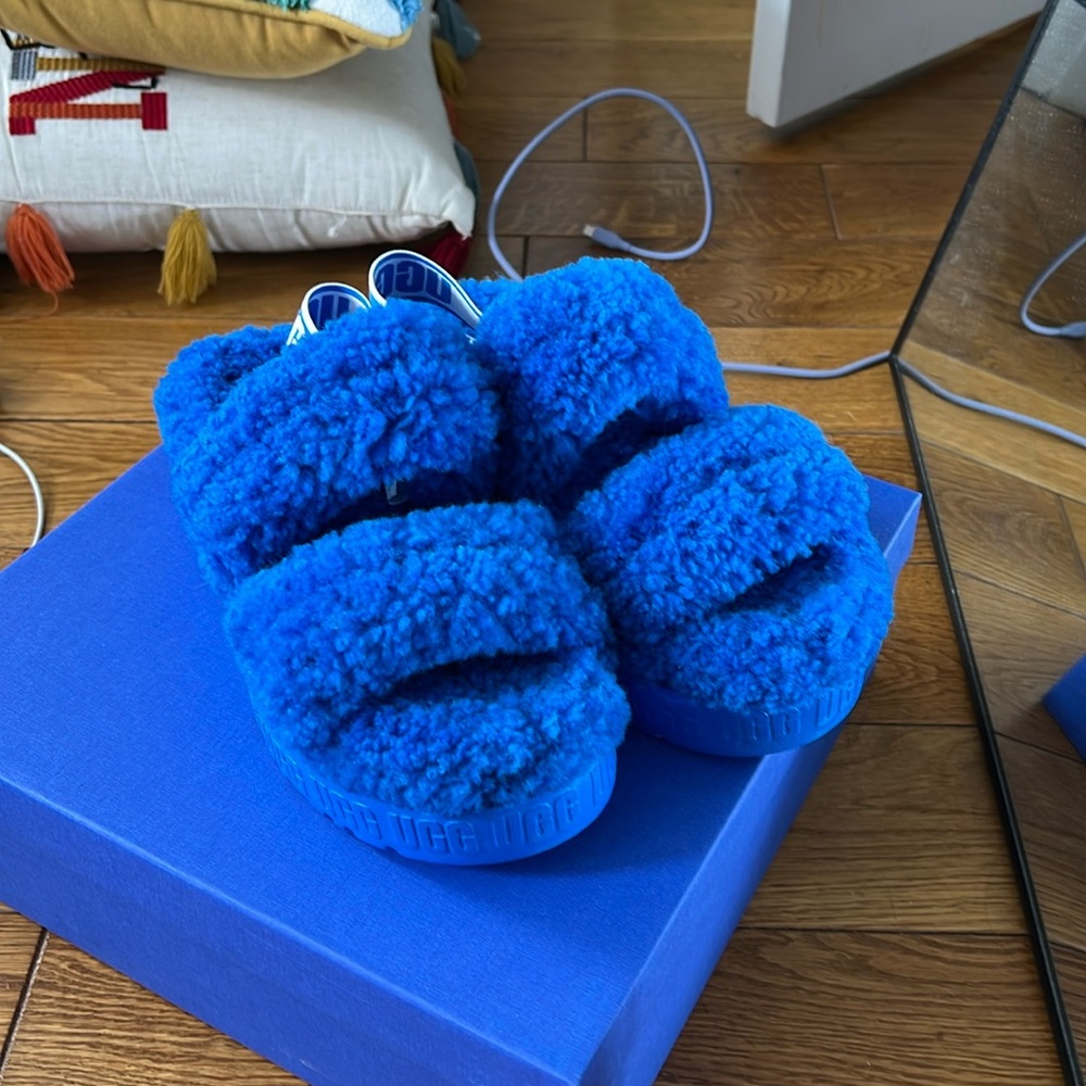 Blue Ugg slippers. NWOT